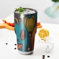 thumbnail image 3 of 30oz Halloween Colorful Jack Lanterns Tumblers Stainless Steel Tumbler with Lid and Straw,Vacuum Insulated Double Wall Travel Tumbler Cups Mug with Cleaning Brush for Coffee,Tea, 3 of 7