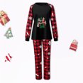 thumbnail image 2 of Odeerbi Matching Family Christmas Pajamas Sets Plaid Sleepwear Parent-Child Xmas Patchwork Plaid Printed Homewear Suits Round Neck 2025 Long Sleeve Two-piece Jammies Sets Loungewear for Mom, 2 of 7