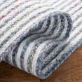 thumbnail image 5 of SAFAVIEH Cape Cod Randell Abstract Polyester Area Rug, Ivory/Green, 6' x 6' Square, 5 of 8