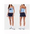 thumbnail image 2 of Y2K Low Rise Skorts, Solid Drawstring Elastic Waist Side Slit Micro Skirt With Built-In Shorts, Stretchy Bodycon Skorts For Summer Streetwear Club Preppy Aesthetic Outfits, 2 of 20