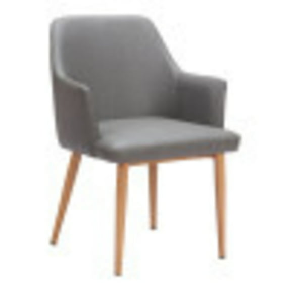 Wisom Dining Chair Gray Dining Chair, Modern Style, Comfy and durable 40% polyethylene + 30% polyurethane + 30% polyester fabric, Plywood, Indoor Dining