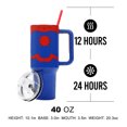 thumbnail image 4 of Marvel Spider-Man Déguisement Gobelet en Acier Inoxydable 40 Oz avec Poignée - OSFA, 4 of 7