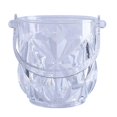 thumbnail image 1 of Portable Ice Bucket for Parties and Home Bars Made of Acrylic with Stylish Diamond Shape Design Transparent, 1 of 5