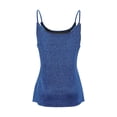 thumbnail image 3 of Txlixc Camisola para mujer, cuello en V con purpurina para adultos, sin mangas, sin espalda, con correa de espagueti para mujer Txlixc  Estilo de ocio, 3 of 8