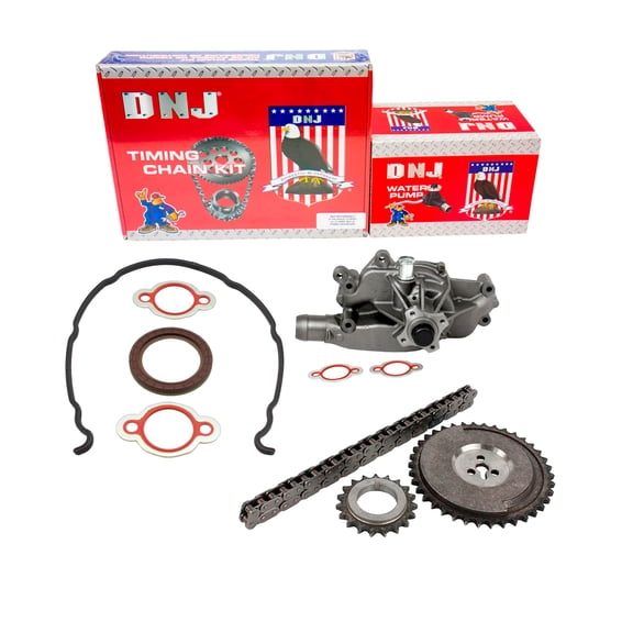 DNJ TK3181BWP Timing Chain Kit with Water Pump Fits Cars & Trucks 04-07 Chevrolet 8.1L V8 OHV