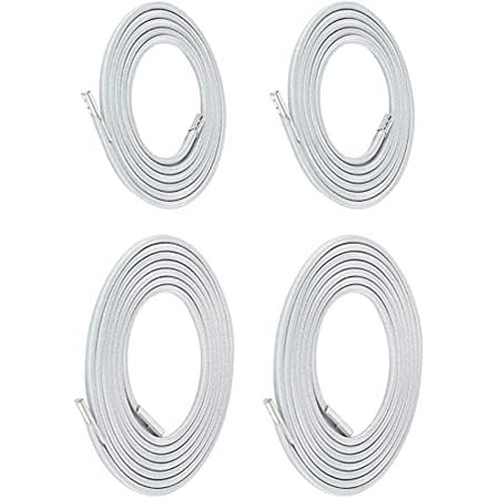 

4 Pcs Universal Replacement Cord for Chair Universal Bungee Cord Laces Elastic Oxford Rope Gravity Chair Repair Kit for Lounge Chair Recliners Anti Gravity Chair Bungee Chair (Grey) Grey
