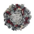 thumbnail image 1 of Guirnalda navideña para decoración de pared, corona navideña de nieve de 35cm, guirnalda para puerta y ventana, adornos con letras Merry Christmas, 1 of 5