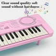 thumbnail image 2 of Deals! Danhjin Piano for Kids, 37-Key Children's Electronic Organ for Beginners with Multi-Function Playable Designs, Small Piano Girls Toy Piano for Early Learning, Christmas Gifts for Toddlers, 2 of 6
