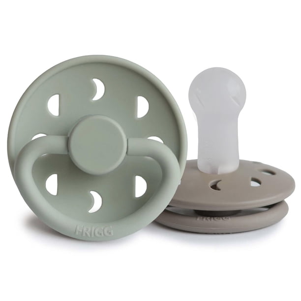 Chupete FRIGG Moon SilkySoft de silicona sin BPA para bebés de 6 a 18 meses