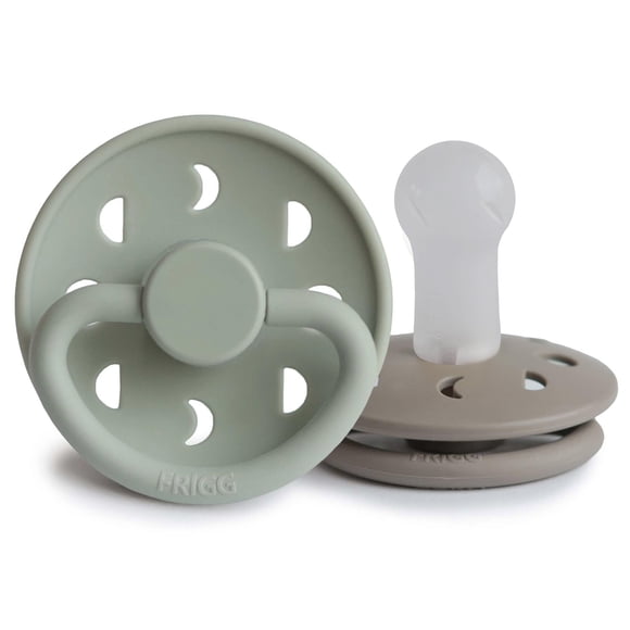 Chupete FRIGG Moon SilkySoft de silicona sin BPA para bebés de 6 a 18 meses