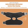 thumbnail image 2 of Heated Ankle Brace With Vibration Usb Foot Heating Pad Warp For Winter Foot Warmer With 3 Heating Levels 3 Vibration Modes Tw,Black, 2 of 5