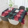 thumbnail image 2 of Yayeee Tablecloths 54" x 72" Rectangle Wrinkle Resistant Party Table Cover, Vibrant Green Tartan Pattern, 2 of 8