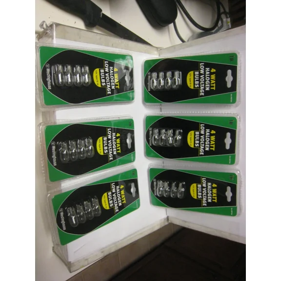 RHEA- Westinghouse 12 Volt 4 Watt Low Voltage Landscape Bulb Replacement 6 X 4 Packs