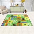 thumbnail image 3 of Coolnut Lightweight Soft Area Rugs 31x20 Inch, Saint Patrick Symbols Floor Mat Doormat for for Rooms Entrance Hardwood Floor Living Room 2'7" x 1'8"） Nursery Rugs, 3 of 5
