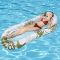 thumbnail image 2 of Colchón de natación flotante inflable, juguete de fiesta en la piscina para adultos a prueba de fugas de PVC impreso JShteea El nuevo, 2 of 6