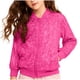 thumbnail image 2 of Chaquetas y abrigos casuales de manga larga sin capucha para niños, de invierno, de color liso, de manga larga sin capucha, chaquetas casuales con lentejuelas, chaqueta informal para niñas, parte supe, 2 of 7