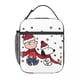 thumbnail image 5 of Bolsas térmicas para el almuerzo con diseño de Peanuts, Snoopy, Charlie Brown y Woodstock, lindas bolsas para comida con dibujos animados, loncheras térmicas portátiles, 5 of 5