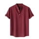 thumbnail image 2 of pstuiky Camisa de manga corta para hombre, Camisa hawaiana informal de manga corta con cuello alto y botones para hombre camisas casuales para hombre xxl, 2 of 9