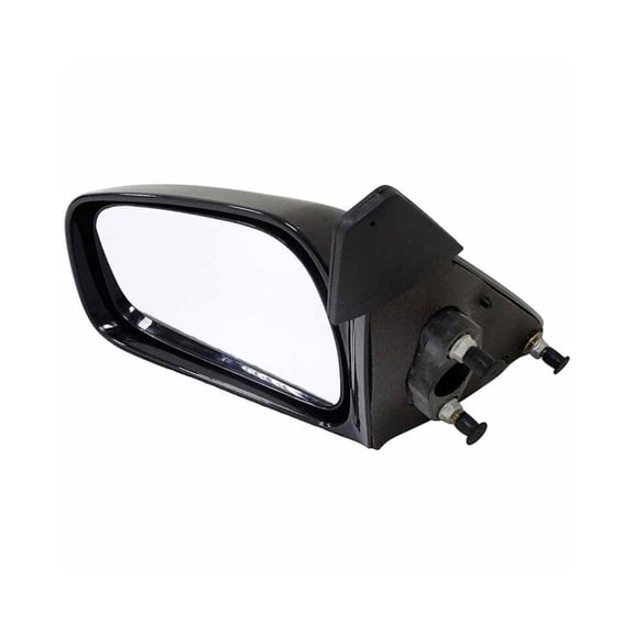 KarParts360 For Toyota Camry 1997 98 99 00 2001 Door Mirror | Black Housing | Plastic | Manual Adjustment | Screws Attachment | Clear Glass | Non-powered Mirror | Replacement For 87940-AA030