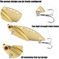 thumbnail image 3 of czcpp-Blade Bait Fishing Lures for Bass Fishing, 5PCS Metal Blade Baits with Box for Freshwater & Saltwater, Blade Bait Walleye Fishing Lures for Bass Fishing Lures for Bass Walleye Trout, 3 of 4