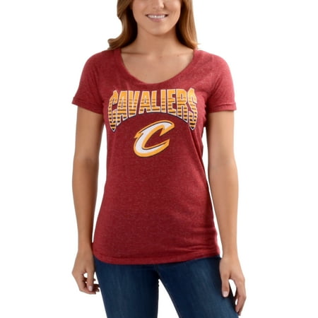 Adidas Cleveland Cavaliers Light - Women's Wine Cleveland Cavaliers Tracer Text Arc T-Shirt