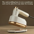 thumbnail image 6 of Sakerplus Handheld Steam Iron with Anti-Scalding Base,Saker Portable Steamer for Clothes,2-in-1 Steamer and Iron,1000w Fast Heating in 5 Seconds,Mini Travel Iron for Home, Dorm, 6 of 8