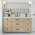 thumbnail image 3 of Ariel B60-BC-WHT Monroe 60" Single Free Standing Vanity Cabinet Only - White, 3 of 7