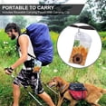 thumbnail image 5 of YFYANG Adult Microfiber Portable Travel Towel, Watercolor Sunflower Flower Quick Dry Towel with Hiking Buckle PVC Pouch, 16" x 31.5", 5 of 6