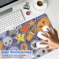thumbnail image 4 of Long Mouse Pads for Desk,Halloween Cute Icons Collage Pattern Desk Mats on Top Of Desks, Desk Mouse Pad Extra Large with 3mm Non-Slip Base and Stitched Edge for Gaming,Office,Work,Home 31.5"x11.8", 4 of 6