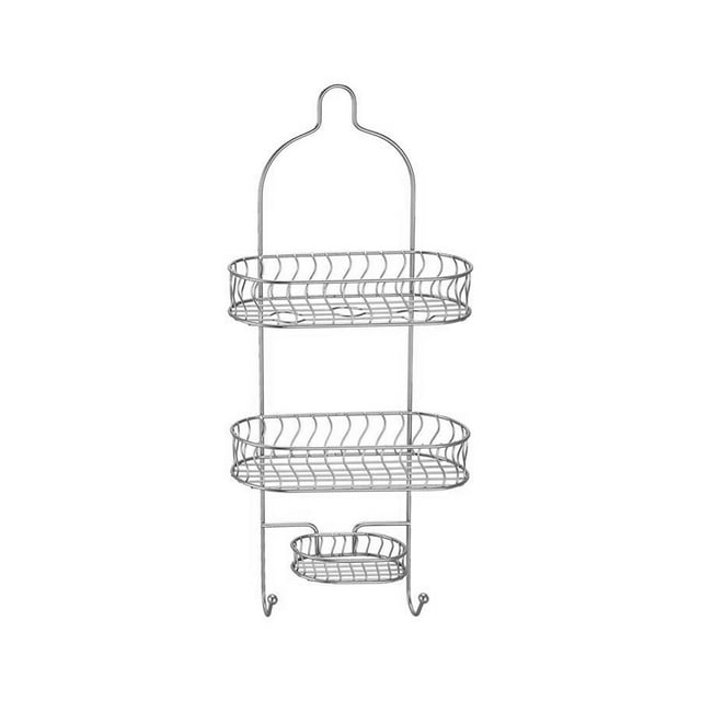 Jessar - Hanging Shower Accessory Holder, Silver