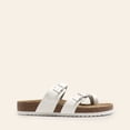 thumbnail image 3 of DREAM PAIRS Women's Cork Style Slides Comfortable Arch Support Sandals with ArchFrame Dual Midsole Suede Insole Slip-on Flat Sandals, 3 of 6