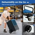 thumbnail image 6 of Costway 163-Pint Commercial Dehumidifier with Pump & Drain Hose 4,500 Sq. ft Coverage Area Blue, 6 of 9
