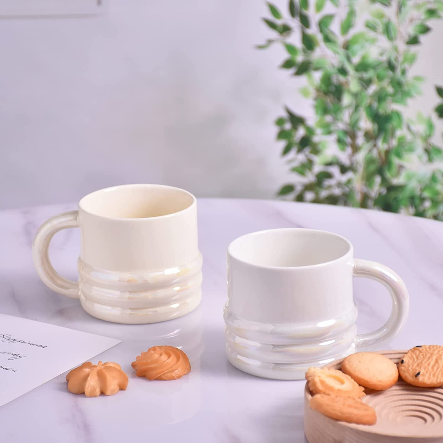 1pc Coffee Cup, Ceramic Creative Cute Hand Painted Rainbow Smile Ceramic  Mug, Lovely Breakfast Milk Tea Coffee Cup, Kitchen Office Tableware  Drinkware