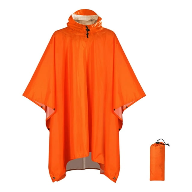 Two sets Three-in-one Cape Raincoat Adult Outdoor Hiking And Mountaineering Riding Lightweight Portable Multifunctional Poncho