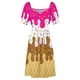 thumbnail image 4 of Waffle C Neopolitan Ice Cream With Sprinkles-Vestido de manga corta Vestido largo Falda de mujer vestidos de noche para mujer, 4 of 6