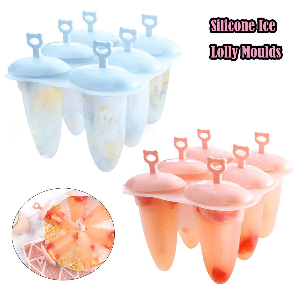 tooloflife Silicone Ice Lolly Moulds for Ice Cream Freezer Yoghurt