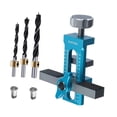 thumbnail image 2 of Herramienta de posicionamiento de la puerta del gabinete Hardware, fácil de transportar, versátil compacto eficiente resistente para el vestuario de Plantilla con accesorios, 2 of 8