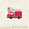 thumbnail image 4 of Inktastic 4th of July Firetruck with Red and Blue Stars Girls Toddler Dress, 4 of 5