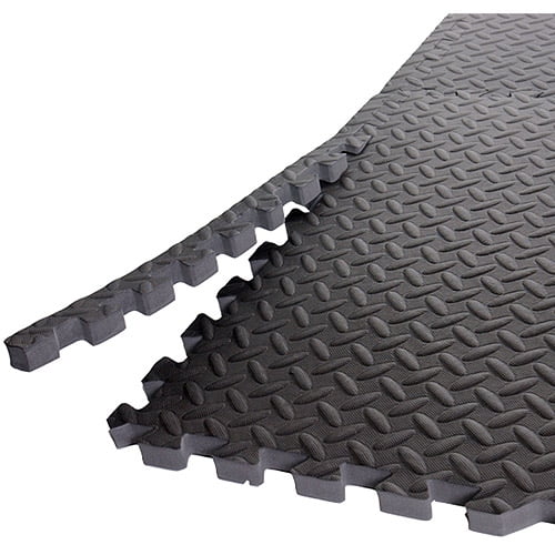 Gold's Gym High Impact Flooring Puzzle Mat, 6 Pieces by Cap Barbell