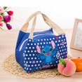 thumbnail image 2 of Bolsa de almuerzo dibujos animados Disney Stitch fiambrera lona impermeable gruesa niños Niñas ZHIPENG, 2 of 5