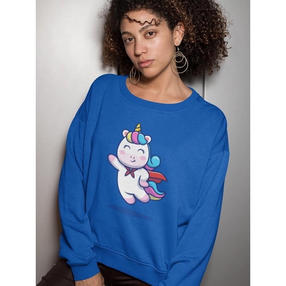 My Unicorn Super Hero Sweatshirt Women's -Image by Shutterstock