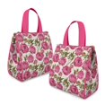 thumbnail image 2 of Pioneer Flower Floral Print Pattern Insulated Lunch Bag for Women & Adults,Large Portable Soft Cooler Lunch Bag,Thermal Food Storage Tote with Pearl Cotton,8.66L,8.75x5.75x9.5 Inch, 2 of 6