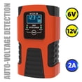thumbnail image 4 of compatible 6V 12V 2A 3-stage Automatic Smart Battery Charger Multi-function Car Battery Charger Intelligent Fast Power Charging Pulse Repair Charger with Digital_Perfect Gift, 4 of 5