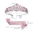 thumbnail image 3 of MOQIN Birthday Girl Tiara, Crown for Girls, Princess Crown with Birthday Sash, Birthday Crowns Tiara for Women, Happy Birthday Decorations Party Supplies Gifts, 3 of 4