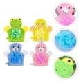 thumbnail image 3 of 4Pcs Shower Gloves Baby Bathing Gloves Children Bath Towels (Assorted Color), 3 of 9