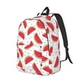thumbnail image 2 of Balery Watermelon Vintage Canvas Backpack for Men and Women - Large Capacity, Durable Travel Laptop Bag for School, Work, Hiking, and Outdoor Activities, 2 of 7