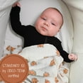 thumbnail image 3 of LollyBanks Baby Muslin Swaddle Blanket-Tiger- 100% Muslin Cotton - 47"x47" - 1 Pack, 3 of 7
