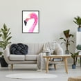 thumbnail image 3 of Stupell Industries Simple Flamingo Bird Animals & Insects Painting Black Framed Art Print Wall Art, 24 x 30, 3 of 9
