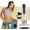White, variant on BrioTek She Vitality Cellulite Massager, Shevitality Cellulite Massager, Rechargeable & Cordless Anti Cellulite Massager, Stomach Fat Massager, Massage Abdominal Belly Thighs Butt Neck at Home (Black)