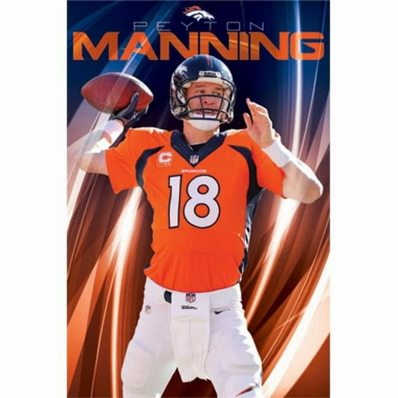 Posterazzi TIARP13630 Denver Broncos - Peyton Manning 2014 Poster Print - 22 x 34 in.